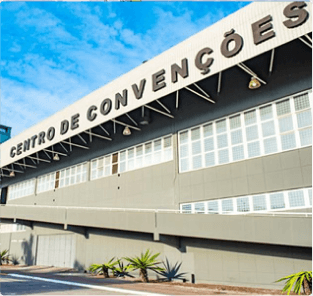 Foto do centro de convenções em Florianópolis