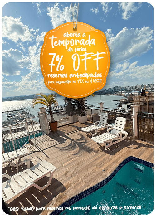Promoção temporada 7% OFF